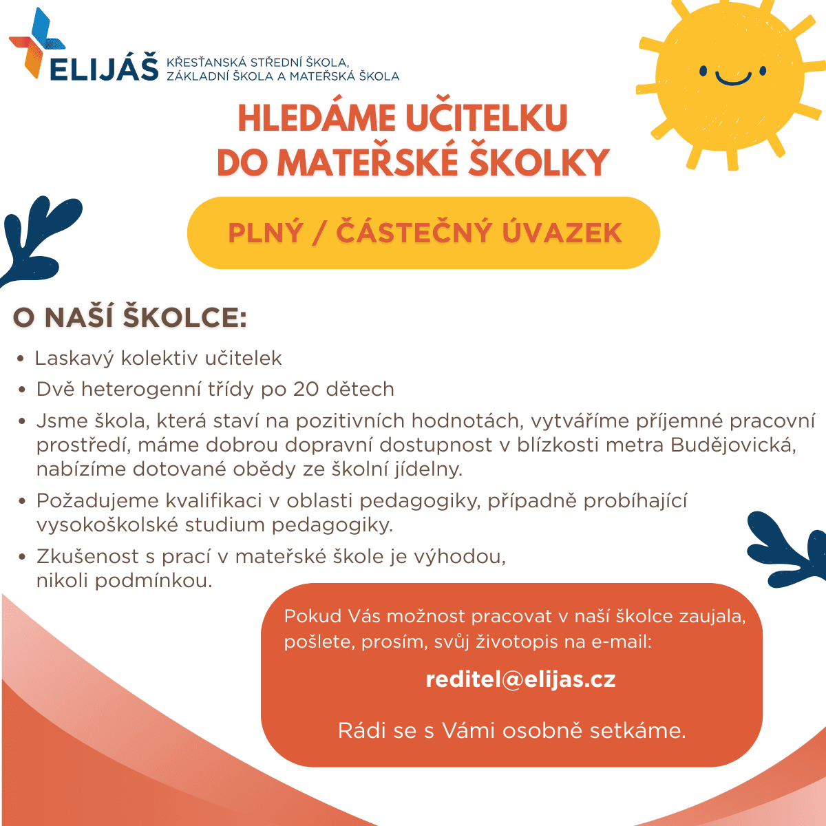 Inzerát mš