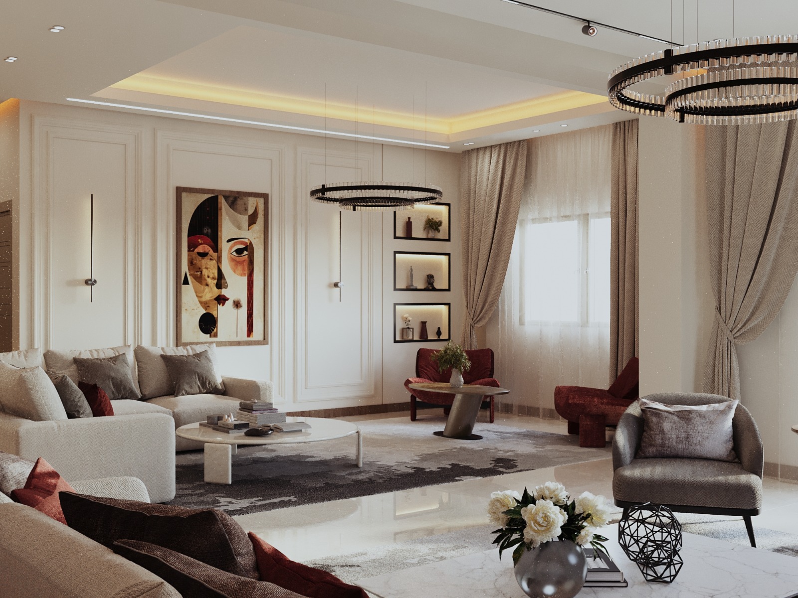 تصميم ريسبشن عصري - صورة 9