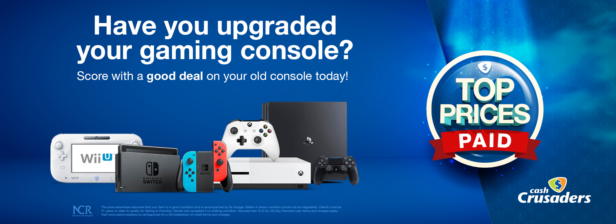 Cash Crusaders Preowned & New Goods at the Lowest Prices