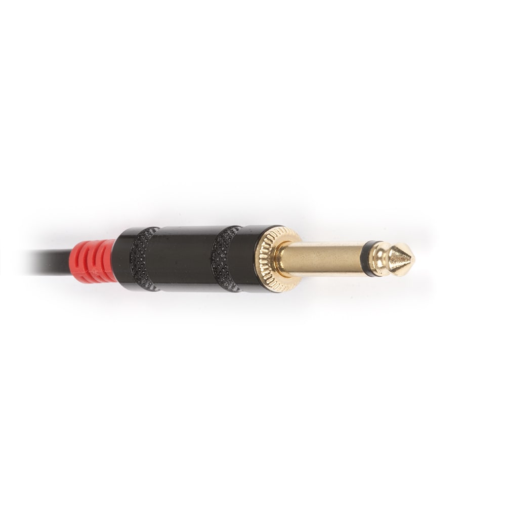 DIXON 1m 6.35mm Jack Y Cable