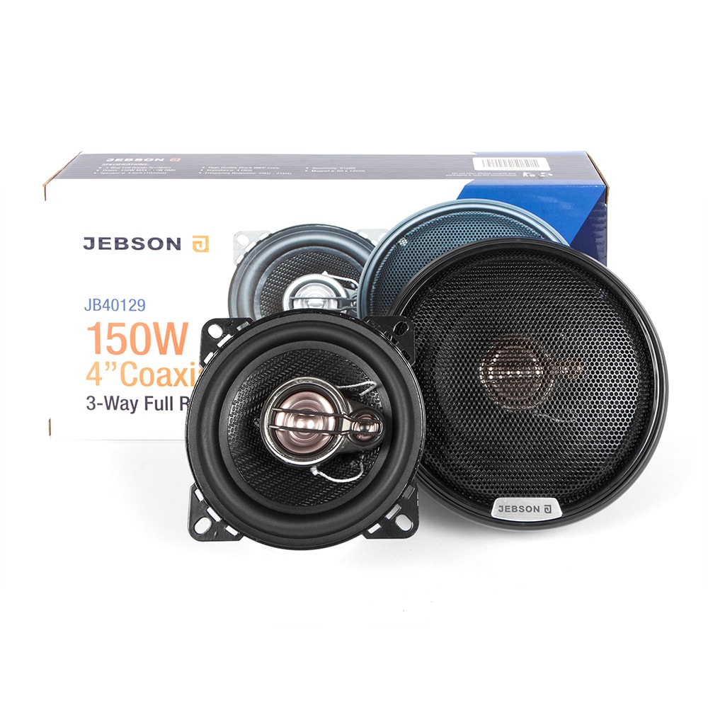 JEBSON 150W 4” Coaxial 3-Way Full Range Car Speakers