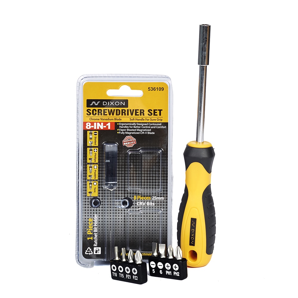 Dixon 8-in-1 Screwdriver Set