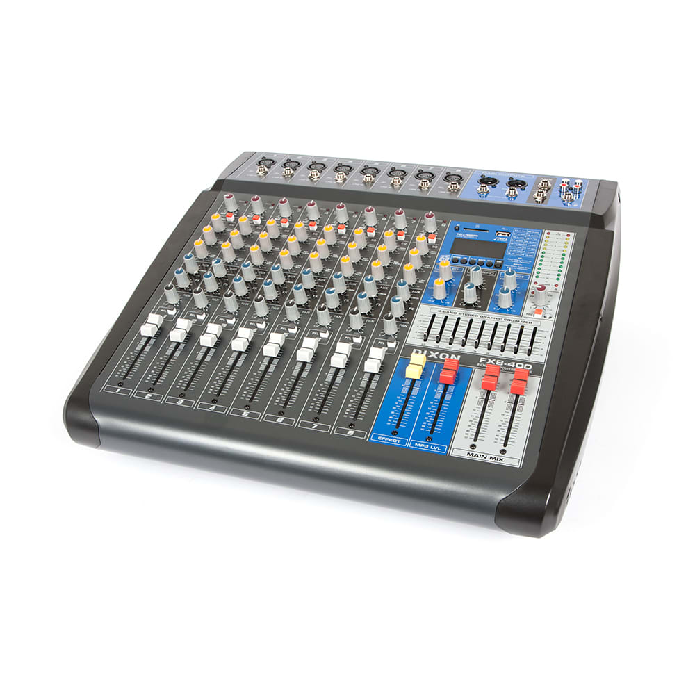 DIXON 8 Channel Powered Mixer 400W RMS