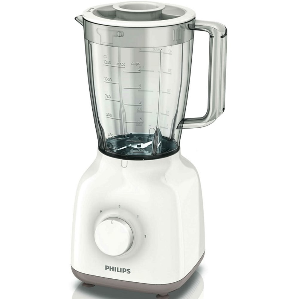 PHILIPS WHITE 1.5L DAILY COLLECTION BLENDER (HR2103/03)