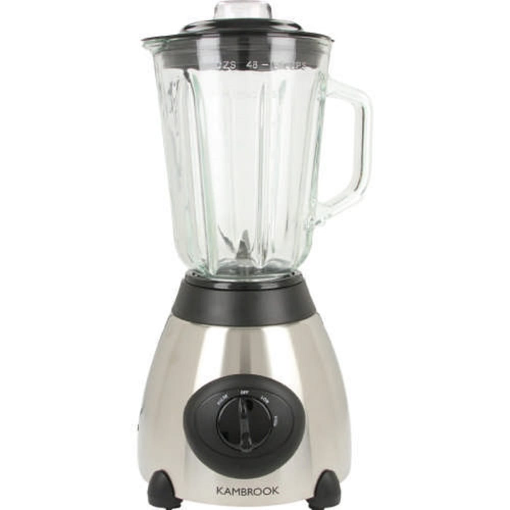 KAMBROOK SILVER 1.5L GLASS JUG BLENDER (PIA3185)