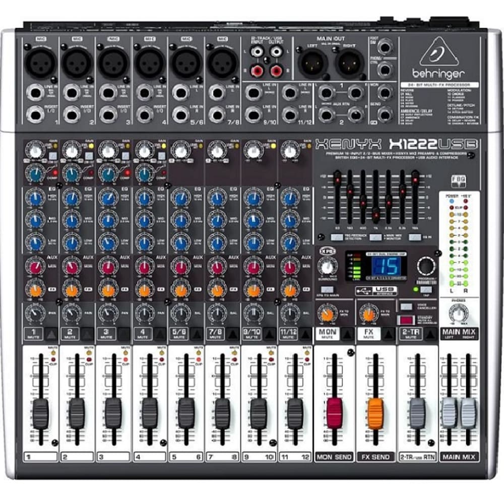 BEHRINGER XENYX DJ LINE MIXER (X1222USB)
