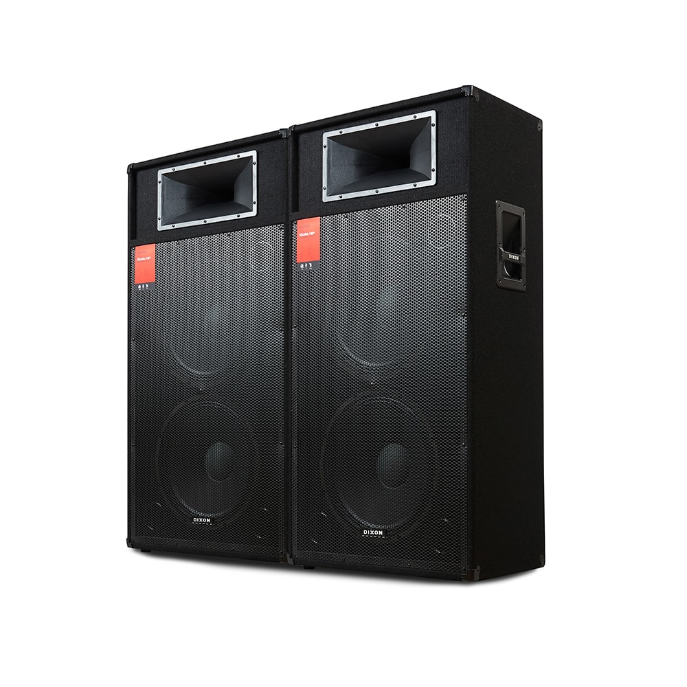 Dixon Dual 15” 800W DJ/PA Speaker System