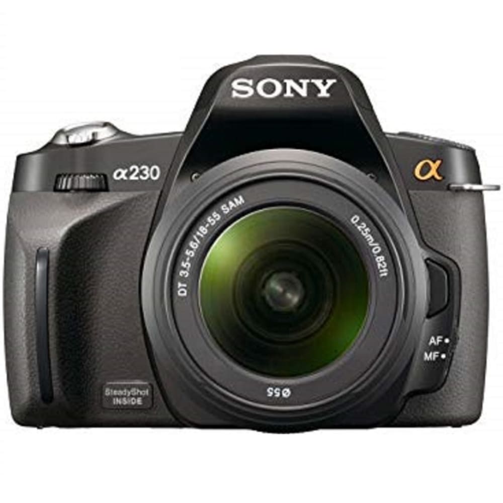 SONY BLACK DIGITAL CAMERA (ALPHA DSLR-A230)