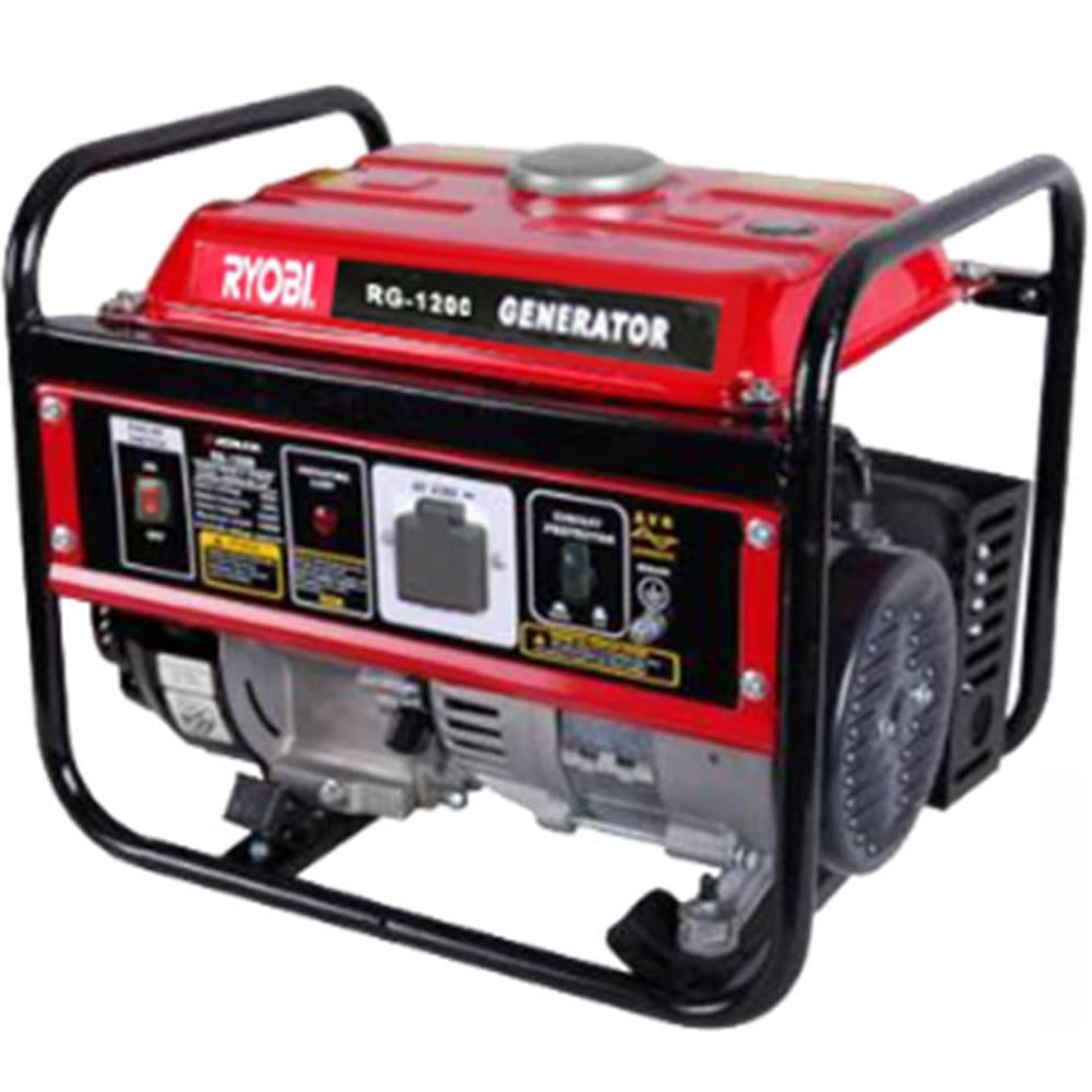 RYOBI RED/BLACK 7.5L PETROL GENERATOR (RG-1200)