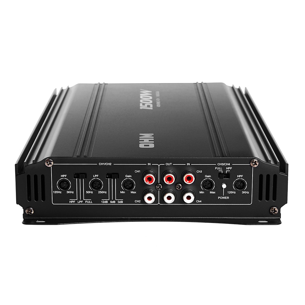 Ohm 1500W Car Audio Amplifier