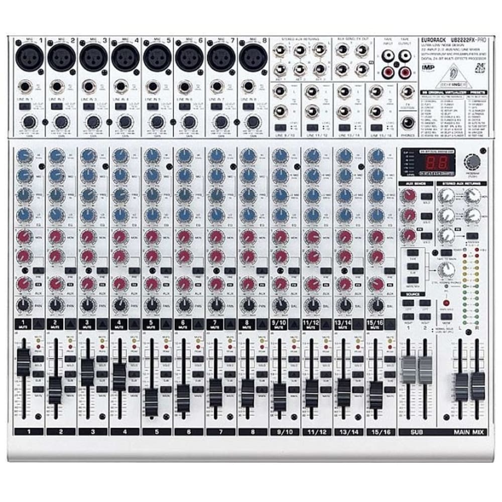 BEHRINGER 22CH DJ LINE MIXER (UB2222FX-PRO)
