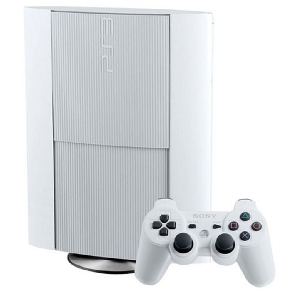 SONY WHITE PLAYSTATION 3 SUPER SLIM (500GB)