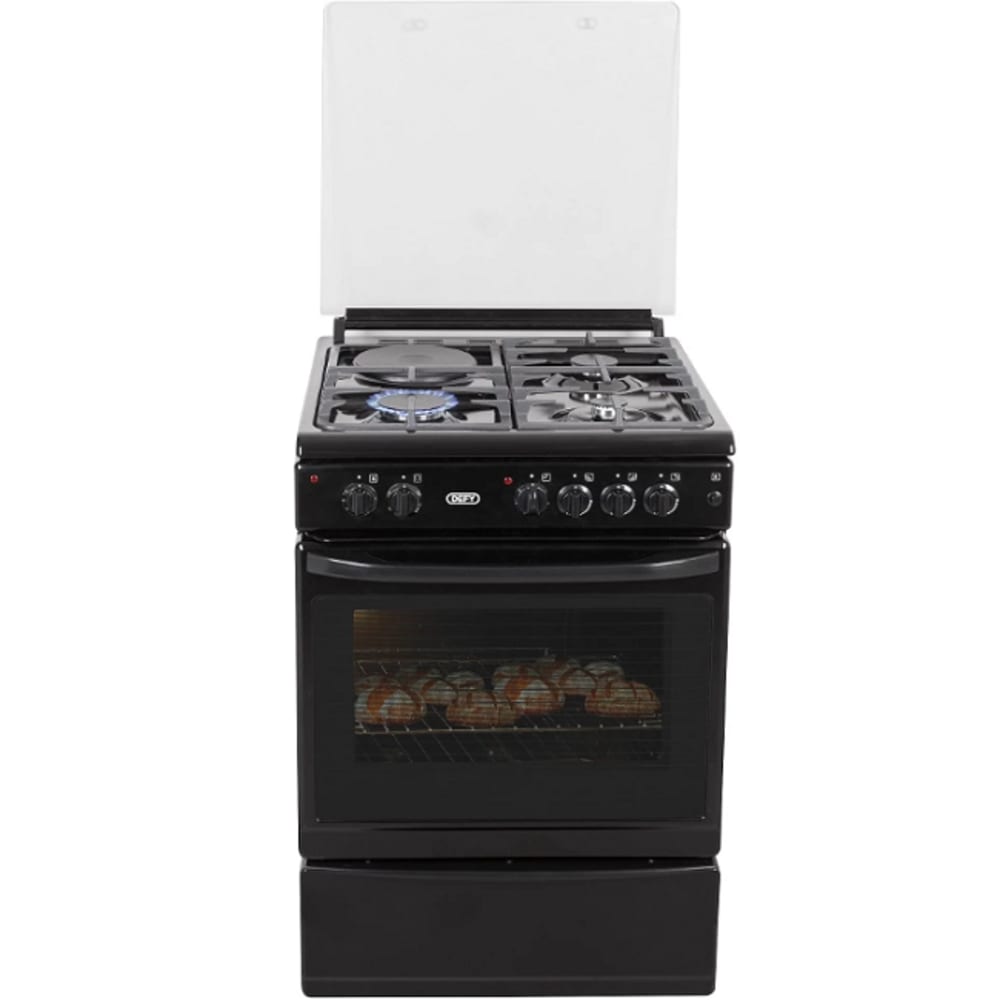 Defy BLACK 68L GAS ELECTRIC STOVE (DGS179)