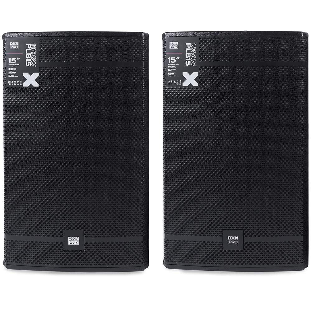 DXNPRO Dual 15” 1800W DJ/PA Speaker System