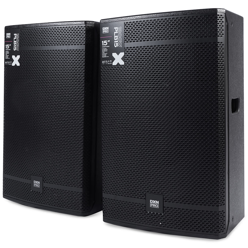 DXNPRO Dual 15” 1800W DJ/PA Speaker System