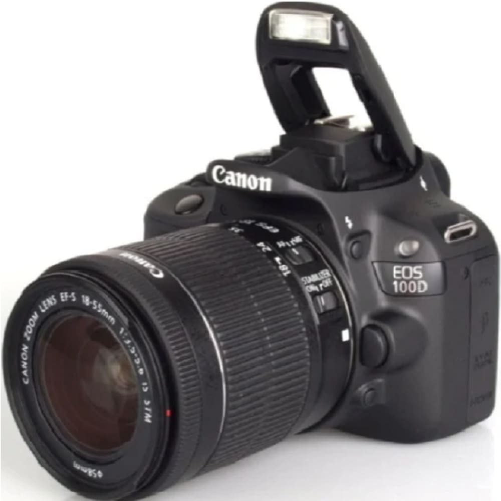 Pre Owned Canon Black Eos Digital Dsl Camera Eos 100d Shop Now