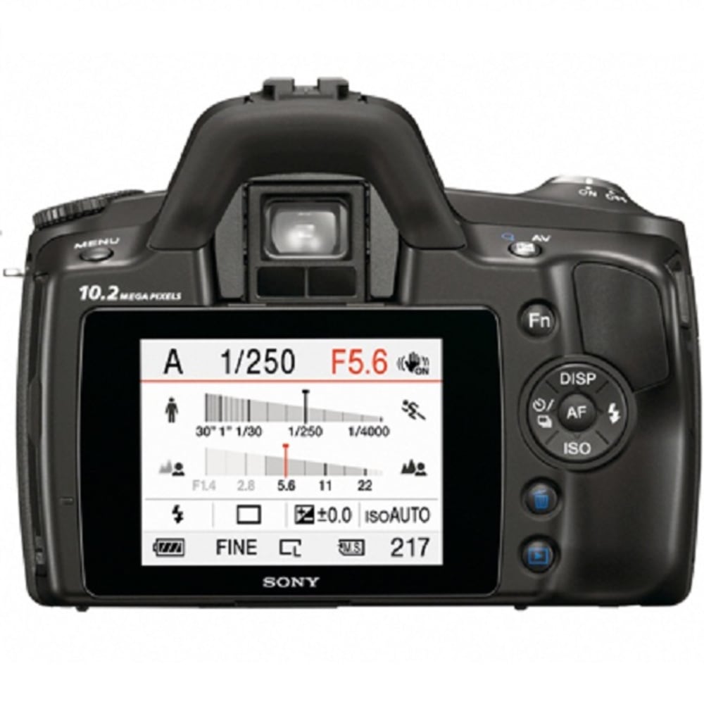 SONY BLACK DIGITAL CAMERA (ALPHA DSLR-A230)