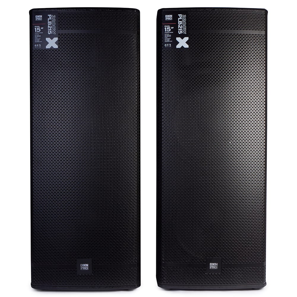 DXNPRO Dual 15” 3200W DJ/PA Speaker System