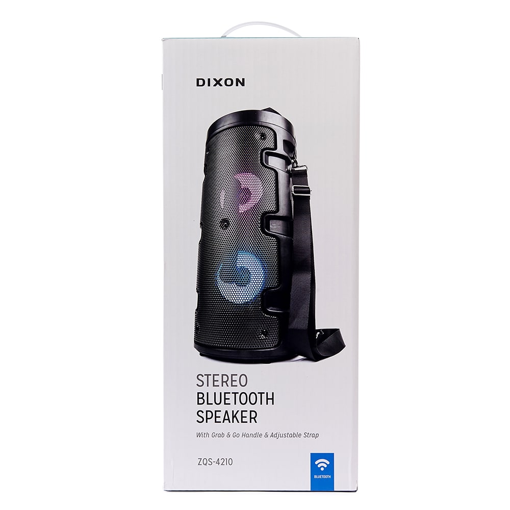 Dixon Stereo Bluetooth Speaker with Grab & Go Handle