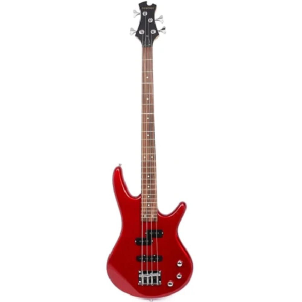 SANCHEZ RED 4 STRING BASS GUITAR (SZB-PB-J)