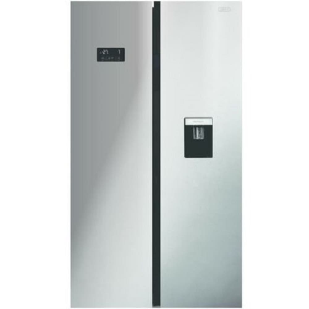 Defy METALLIC 614L SIDE BY SIDE FRIDGE (DFF453)
