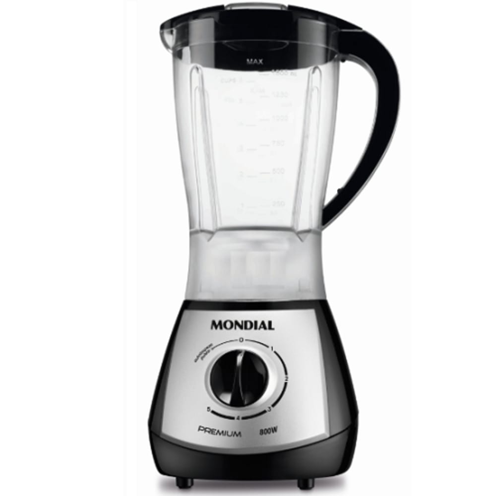 MONDIAL SILVER/BLACK 1.5L PREMIUM BLENDER (L-51)