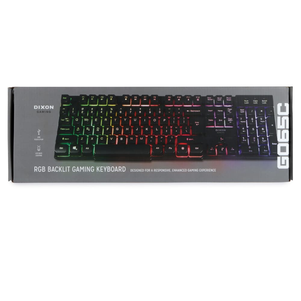 Dixon Rgb Backlit Gaming Keyboard Shop Now