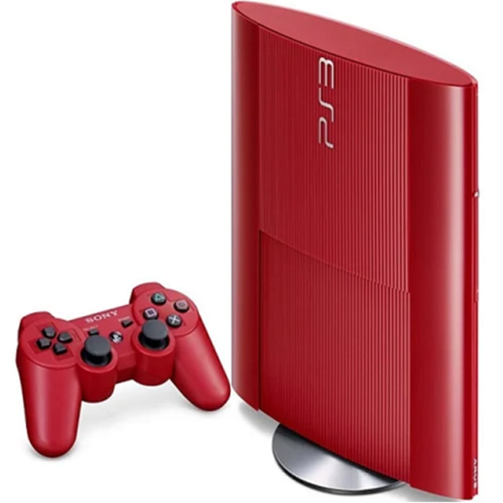 SONY RED PLAYSTATION 3 SUPER SLIM (500GB)