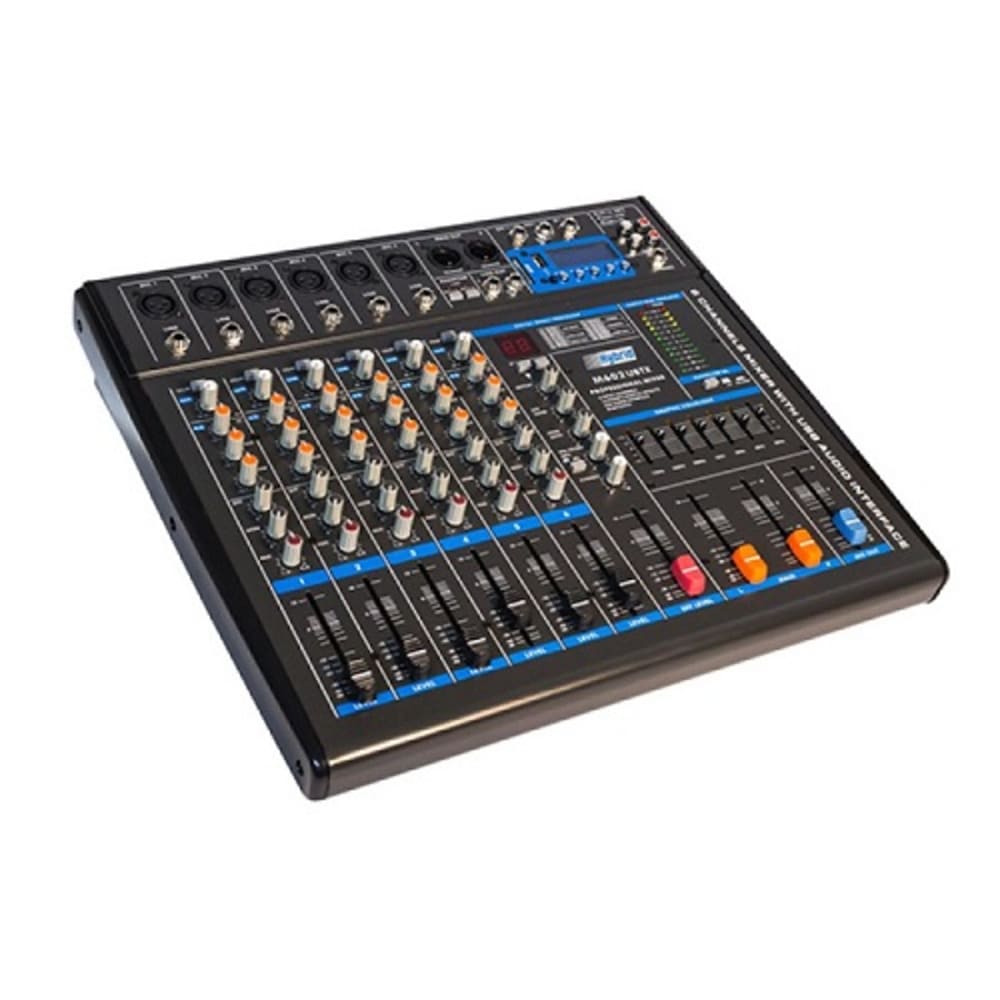 HYBRID 6 CHANNEl DJ LINE MIXER (M602UBTX)