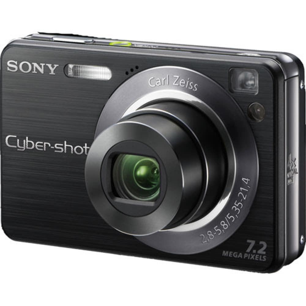SONY 2.5" BLACK CYBERSHOT DIGITAL CAMERA (DSC-W120)