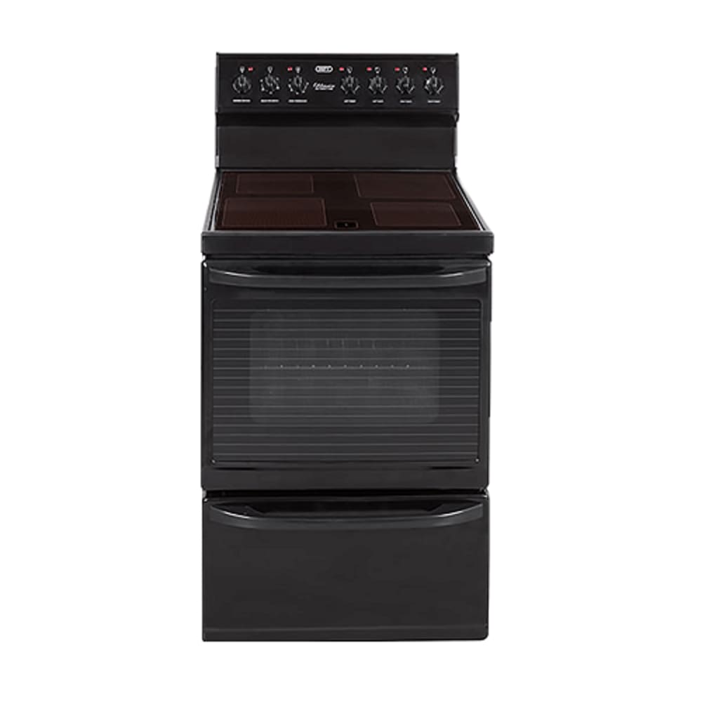 Defy 60CM BLACK 4 PLATE STOVE (DSS517)