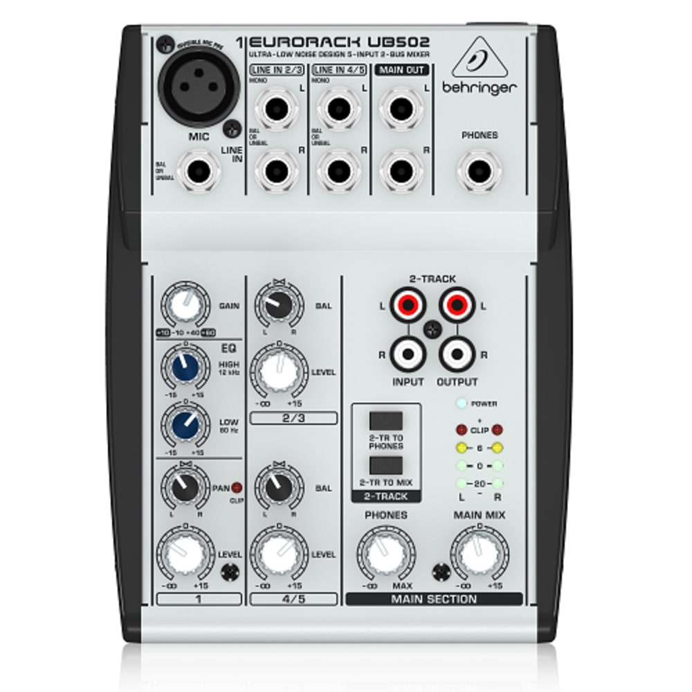 BEHRINGER 5CH DJ LINE MIXER (UB502)