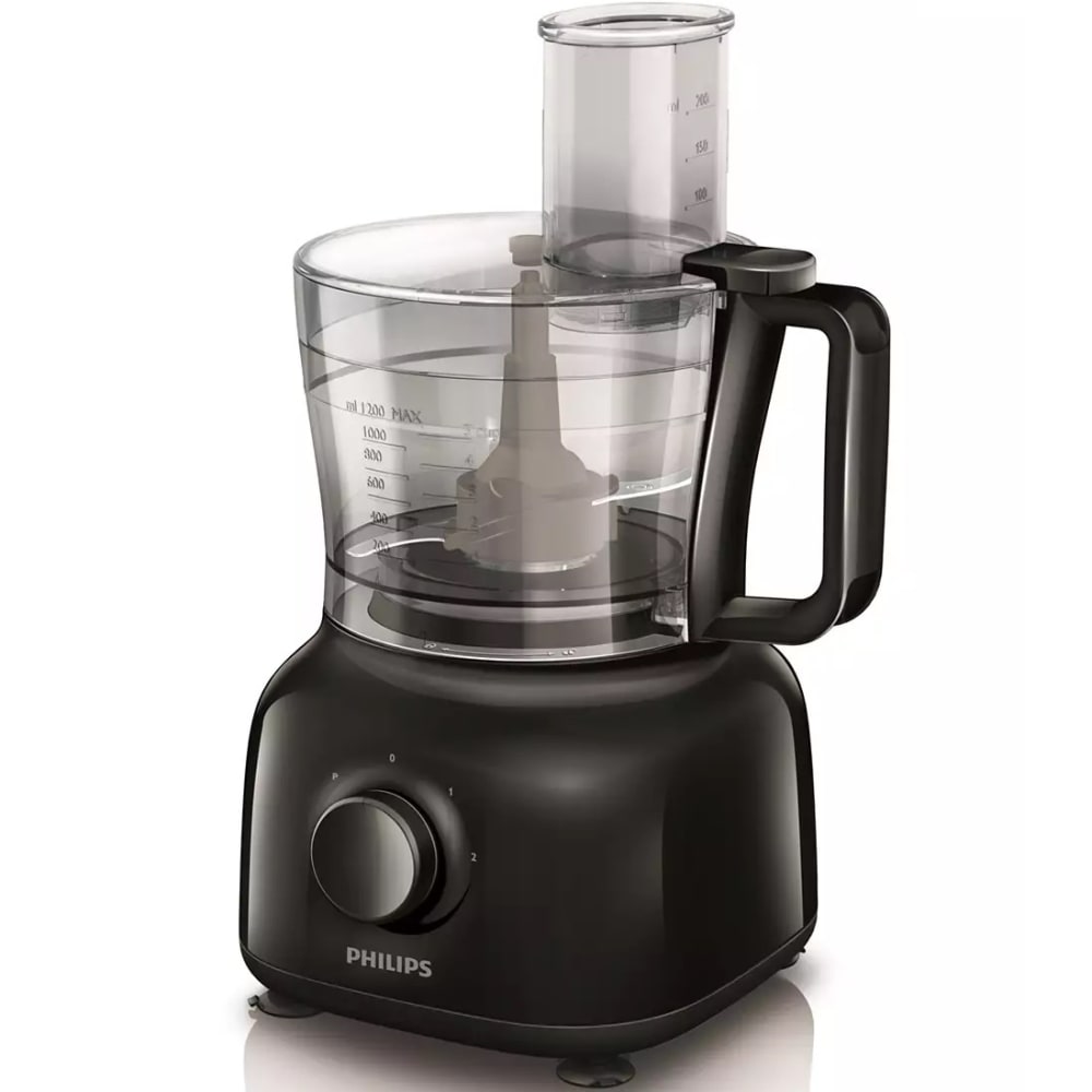 PHILIPS 2.1L 650W BLACK FOOD PROCESSOR (HR7628)