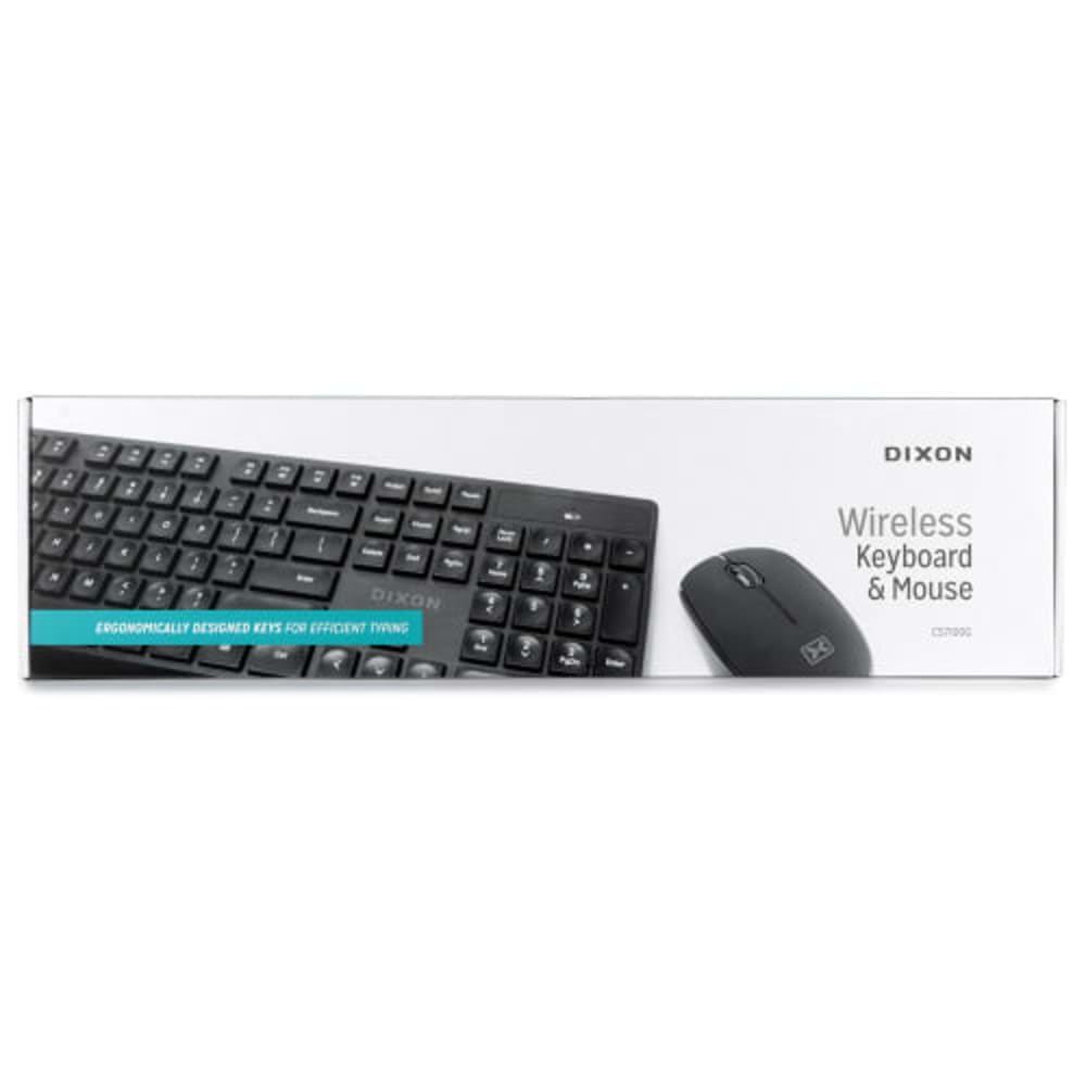 Dixon Wireless Multimedia Keyboard & Mouse