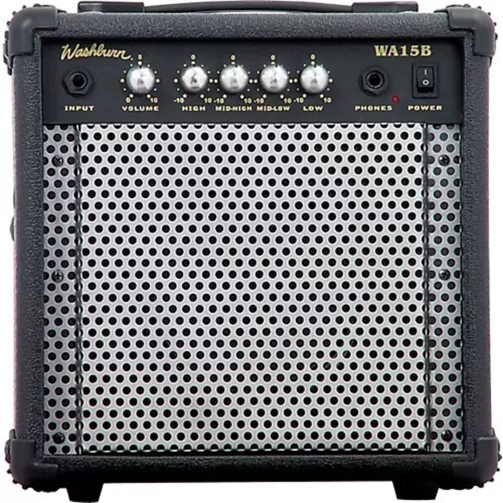 WASHBURN 15W PRACTISE BASS AMPLIFIER (WA15B)