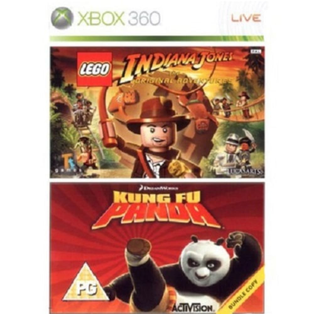 Pre-Owned | Microsoft Indiana Jones Lego + Kung Fu Panda Bundle Copy ...