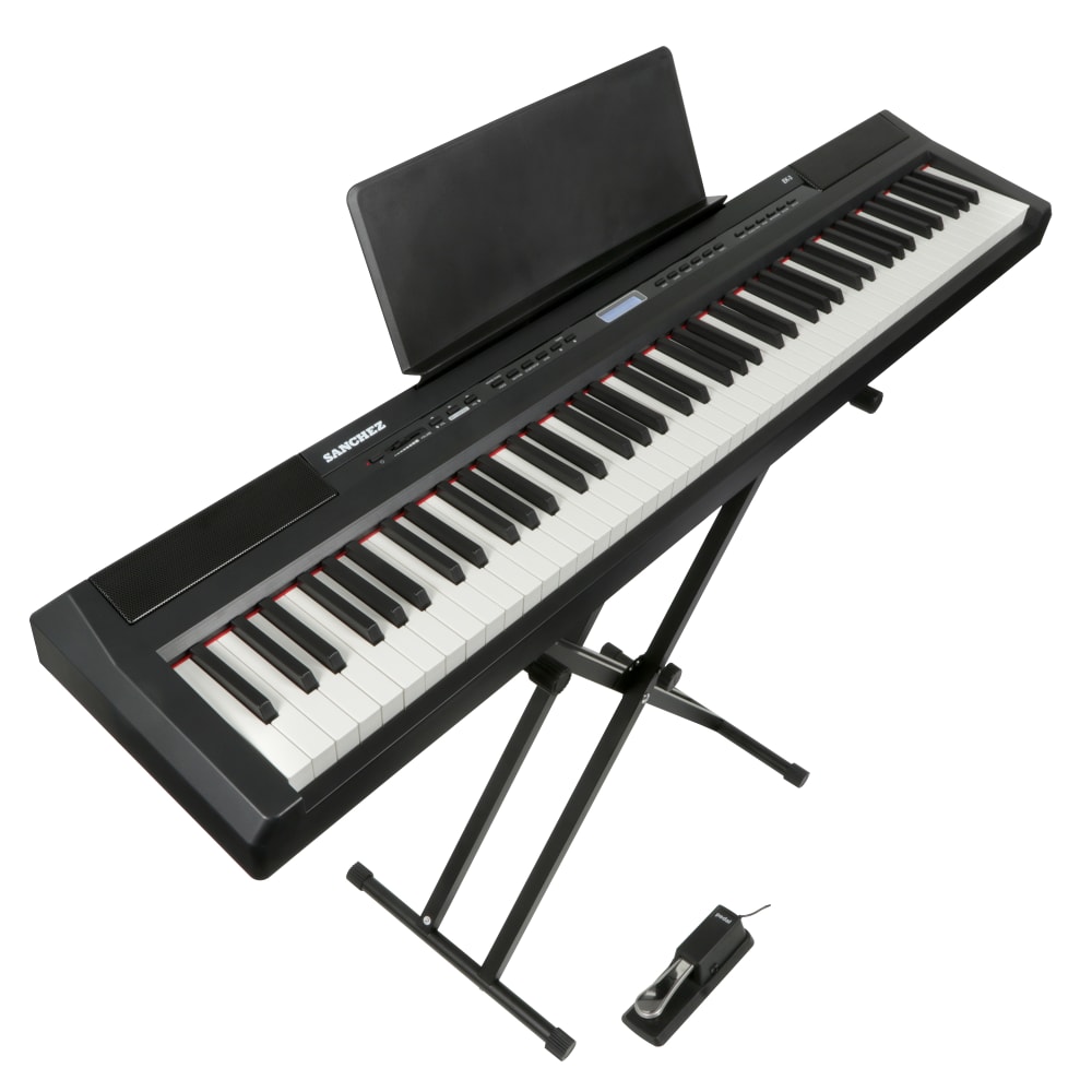 Sanchez 88Key WeightedAction Digital Piano With Double XStand Shop Now