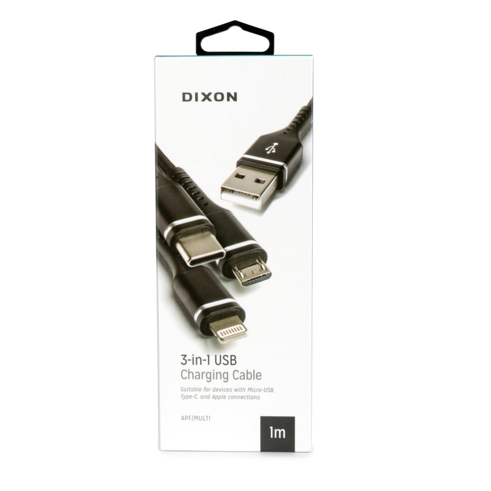 Dixon 3-in-1  USB Charging Cable