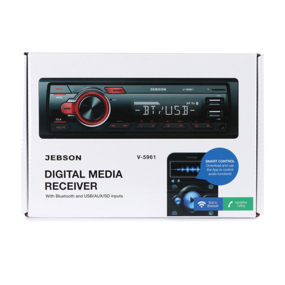 Jebson Digital Media Receiver with Bluetooth & USB/AUX/SD inputs 