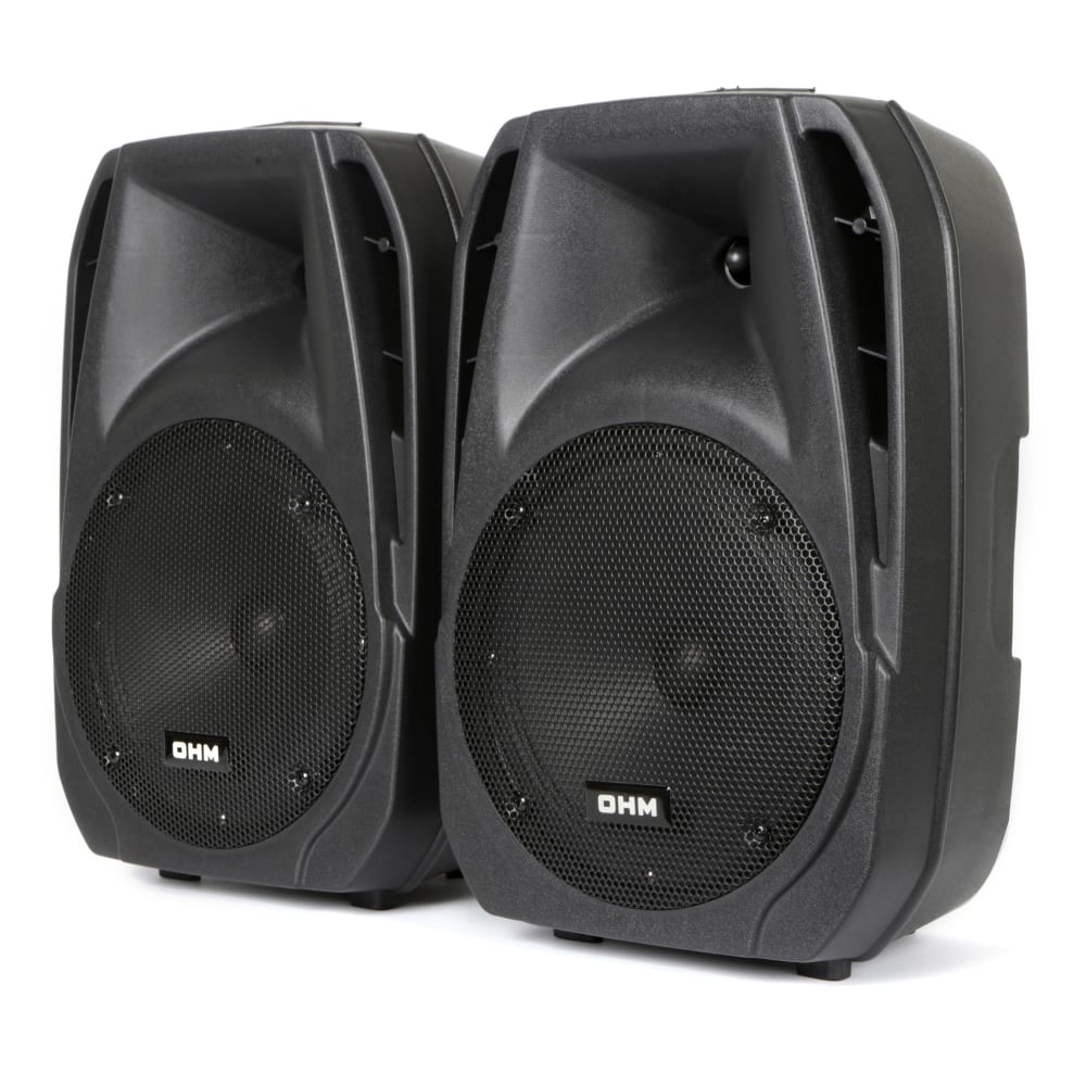 OHM 8" 2-way Passive Moulded Speakers 