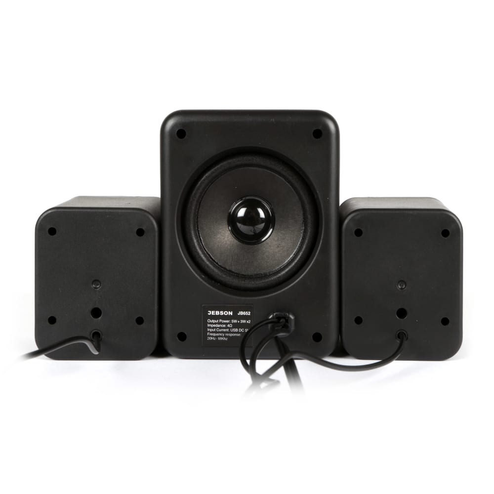 Jebson USB-powered 2.1 Multimedia Speakers with Subwoofer