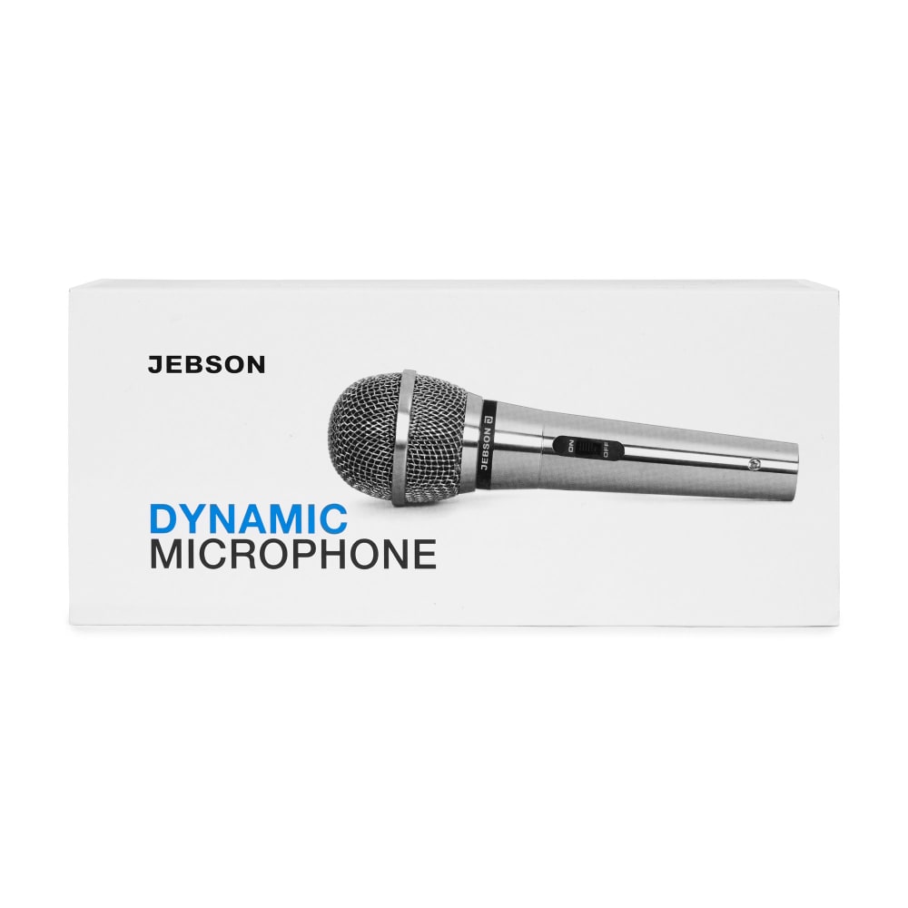 Jebson Dynamic Handheld Microphone with 4m XLR Cable