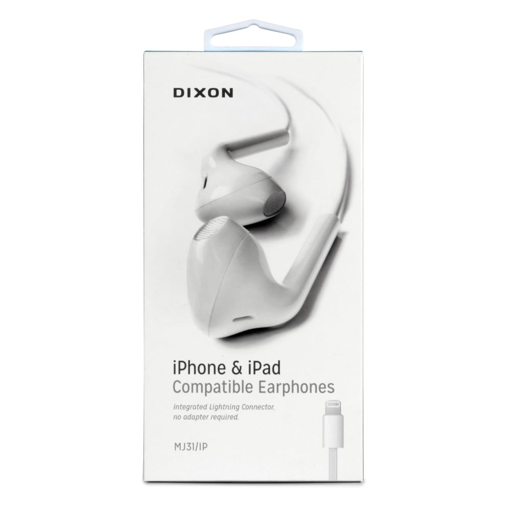 Dixon iPhone & iPad Compatible Earphones 