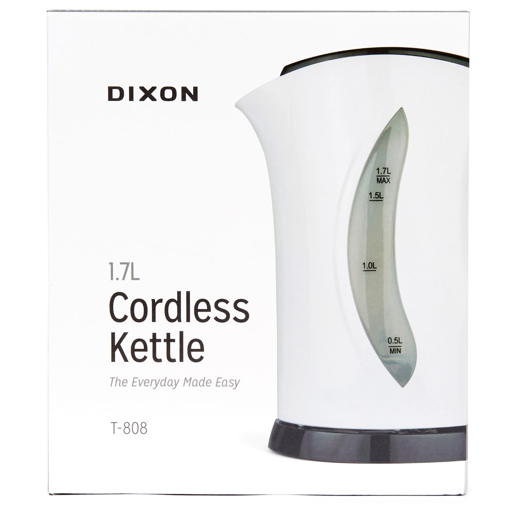 Dixon 1.7 Litre Cordless Kettle 2200w Shop Now