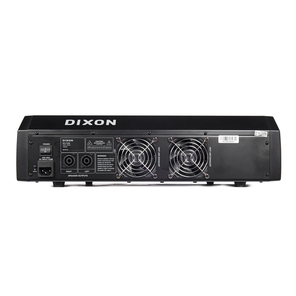 Dixon 12Channel Powered Mixer With Bluetooth And Usb Shop Now