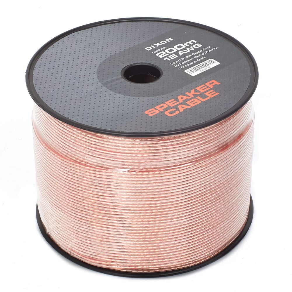 DIXON 18 AWG Speaker Cable 200m