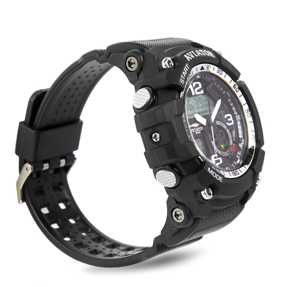 Aviator Digital Sports Watch