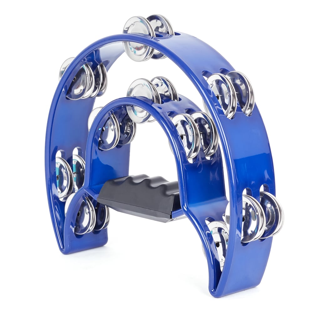 Double Halfmoon Tambourine