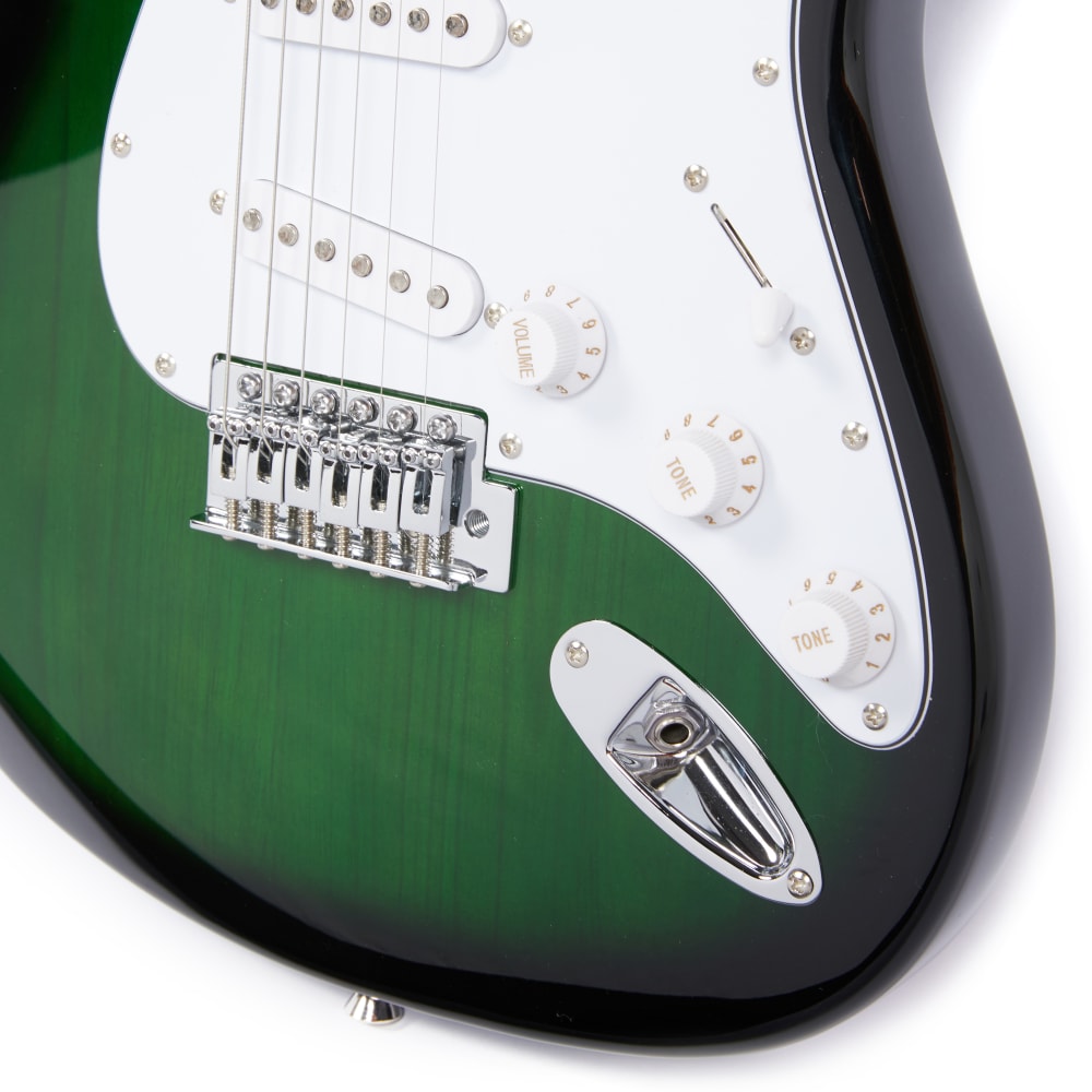 Sanchez Stratocaster-style Electric Guitar with Built-in Tuner