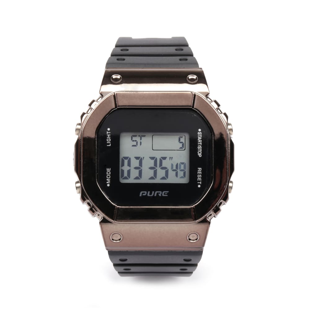 Pure Digital Sports Watch- Metallic bezel